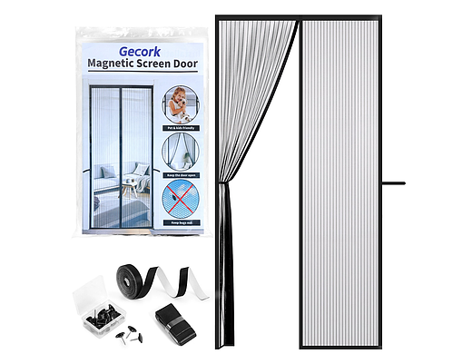 磁吸纱门产品拍摄_主图设计_A+页面设计-狮子头视觉