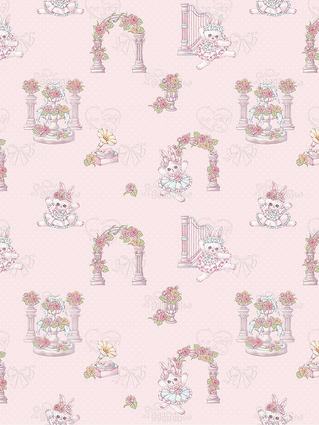 草莓薄荷味的芭蕾兔兔~（图ZNDA1MDAwMDI0） - 商业插画 - 站酷设计师刺猬猬w原创素材 - 站酷ZCOOL