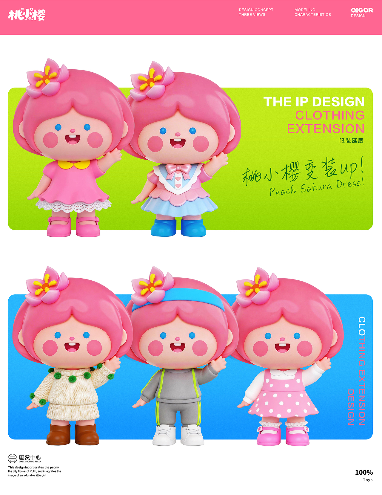 桃小樱IP设计(图ZNDA1MDAxODYw) - IP形象 - 站酷设计师奇果QIGOR原创素材 - 站酷ZCOOL