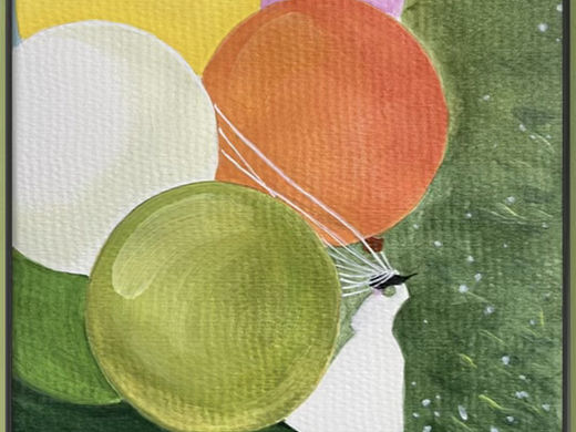 被气球🎈治愈的画