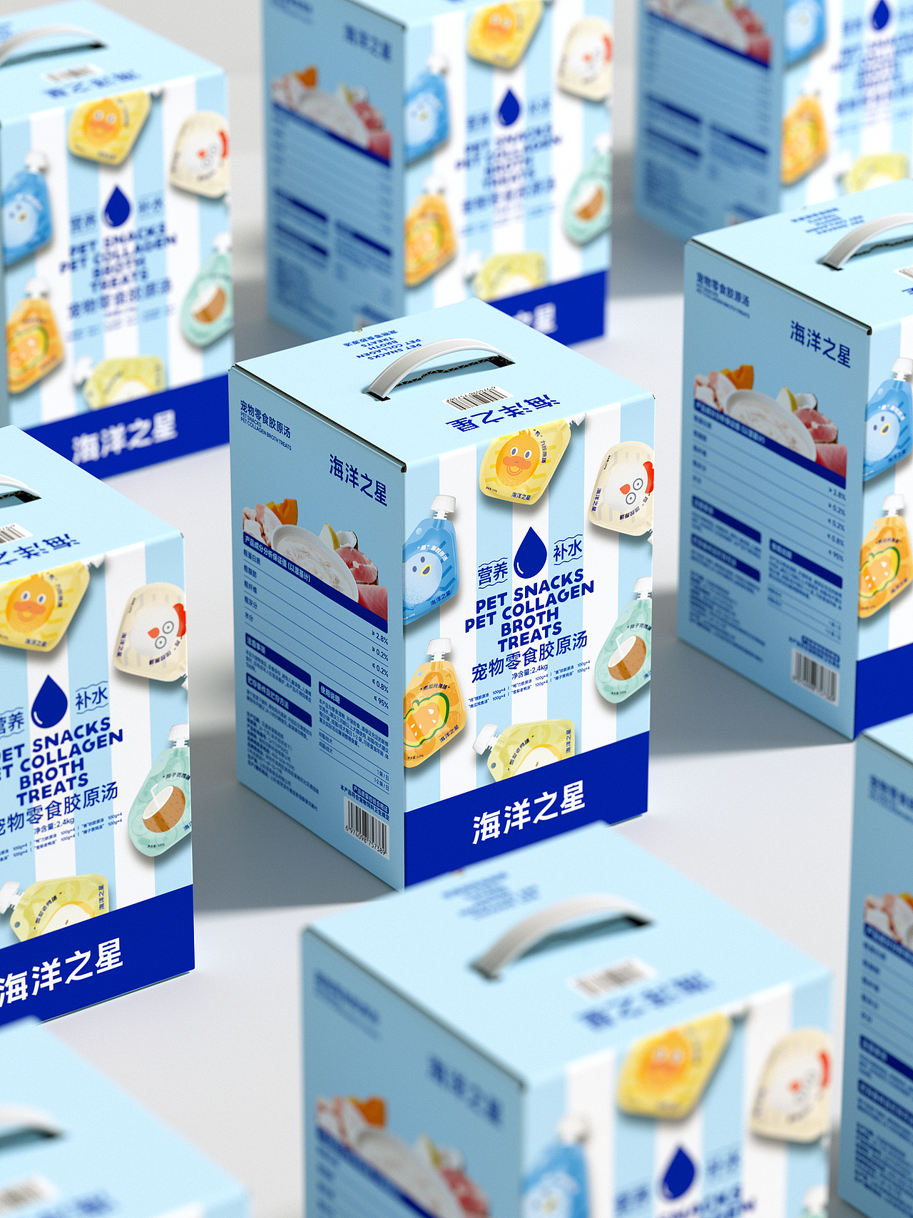 海洋之星宠物零食汤包山姆特供渠道包装设计（图ZNDA1MDAzNTMy） - 包装 - 站酷设计师吴志杰_zj原创素材 - 站酷ZCOOL