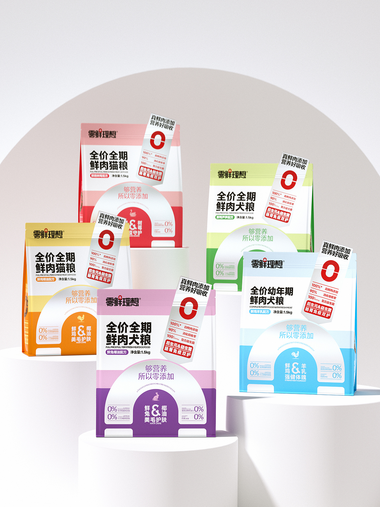 零鲜理想 | 宠物品牌包装全案设计（图ZNDA1MDAzNzcy） - 包装 - 站酷设计师吴志杰_zj原创素材 - 站酷ZCOOL