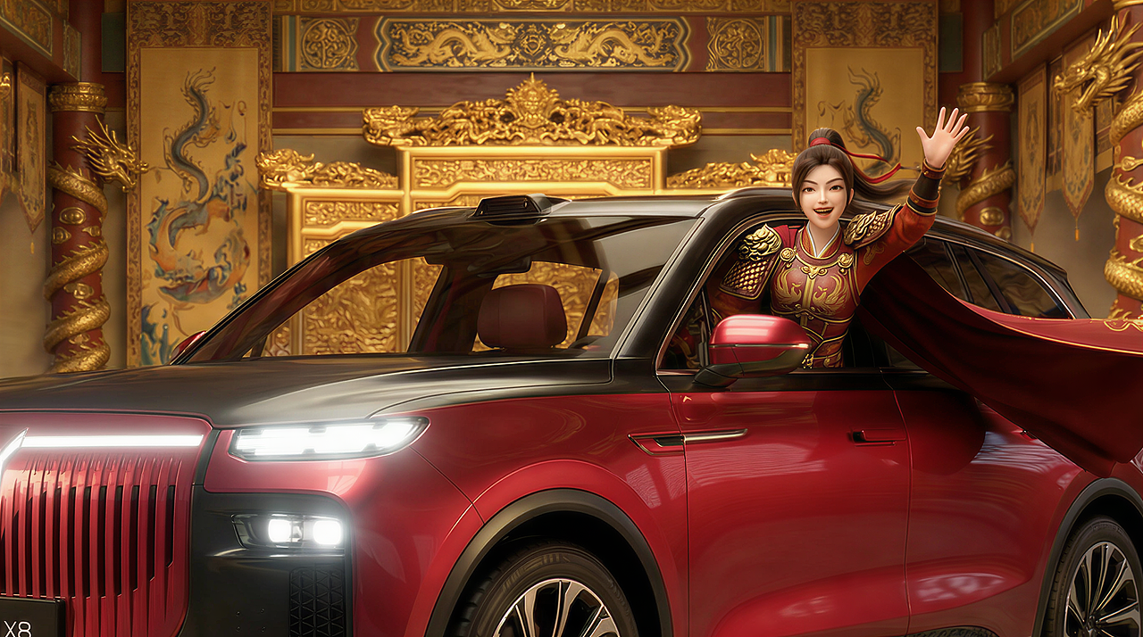 岚图泰山X8：一车容纳千古风华（图ZNDA1MDA5MDEy） - AI作品 - 站酷设计师AI设计师33酱原创素材 - 站酷ZCOOL