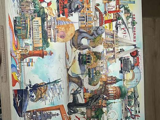 城市记忆插画 | 城市地标合集手绘定制