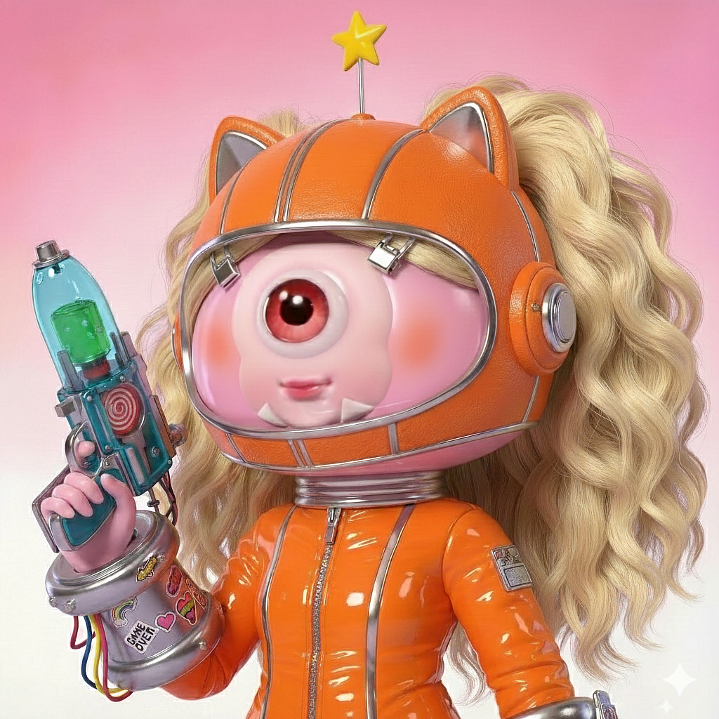 《女鬼丸子 | IP形象设计：单眼萌怪的潮玩世界观》（图ZNDA1MDE0MzA0） - AI作品 - 站酷设计师女鬼丸子原创素材 - 站酷ZCOOL