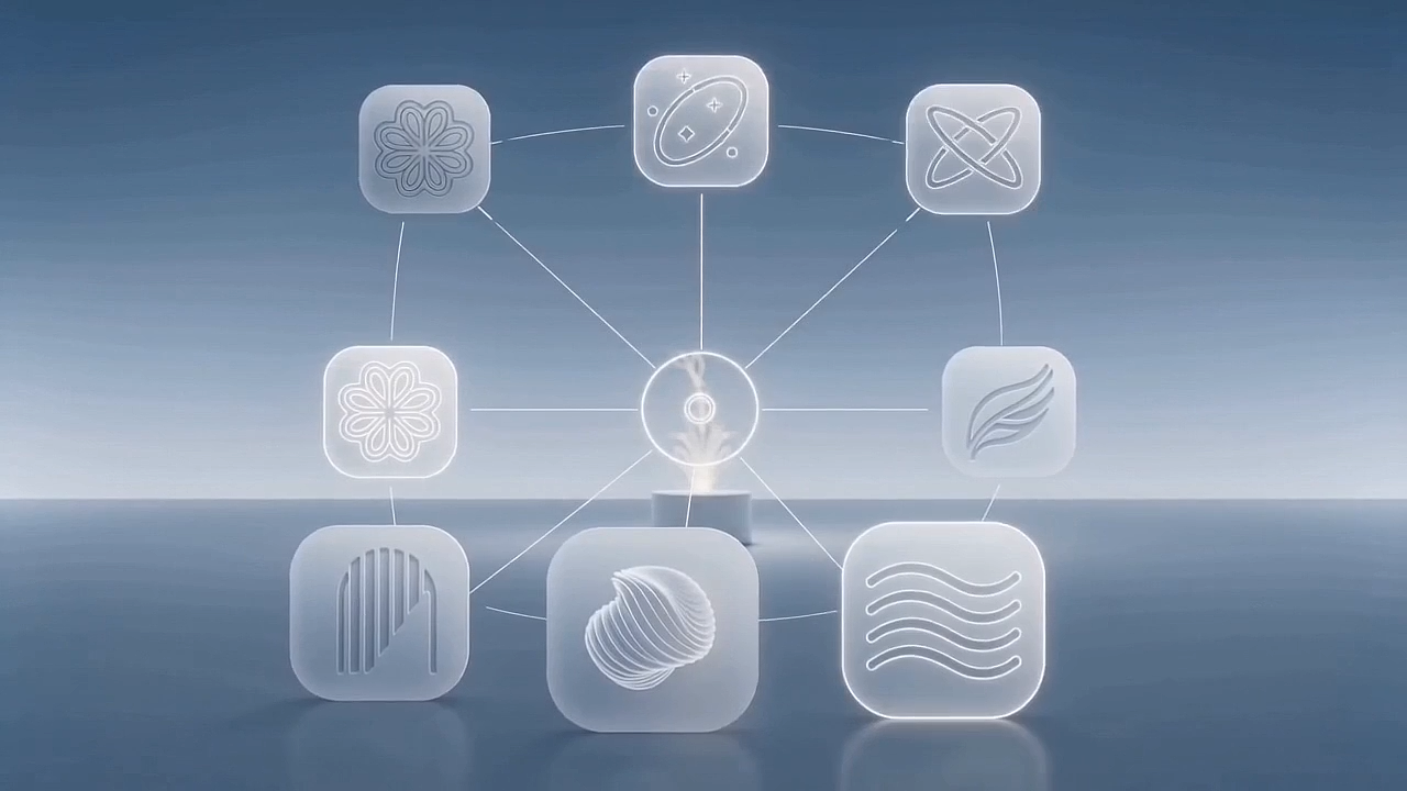 表达式商业应用案例，光影序灯产品广告（图ZNDA1MDE1NDcy） - 动画/影视 - 站酷设计师表达式AIGC原创素材 - 站酷ZCOOL