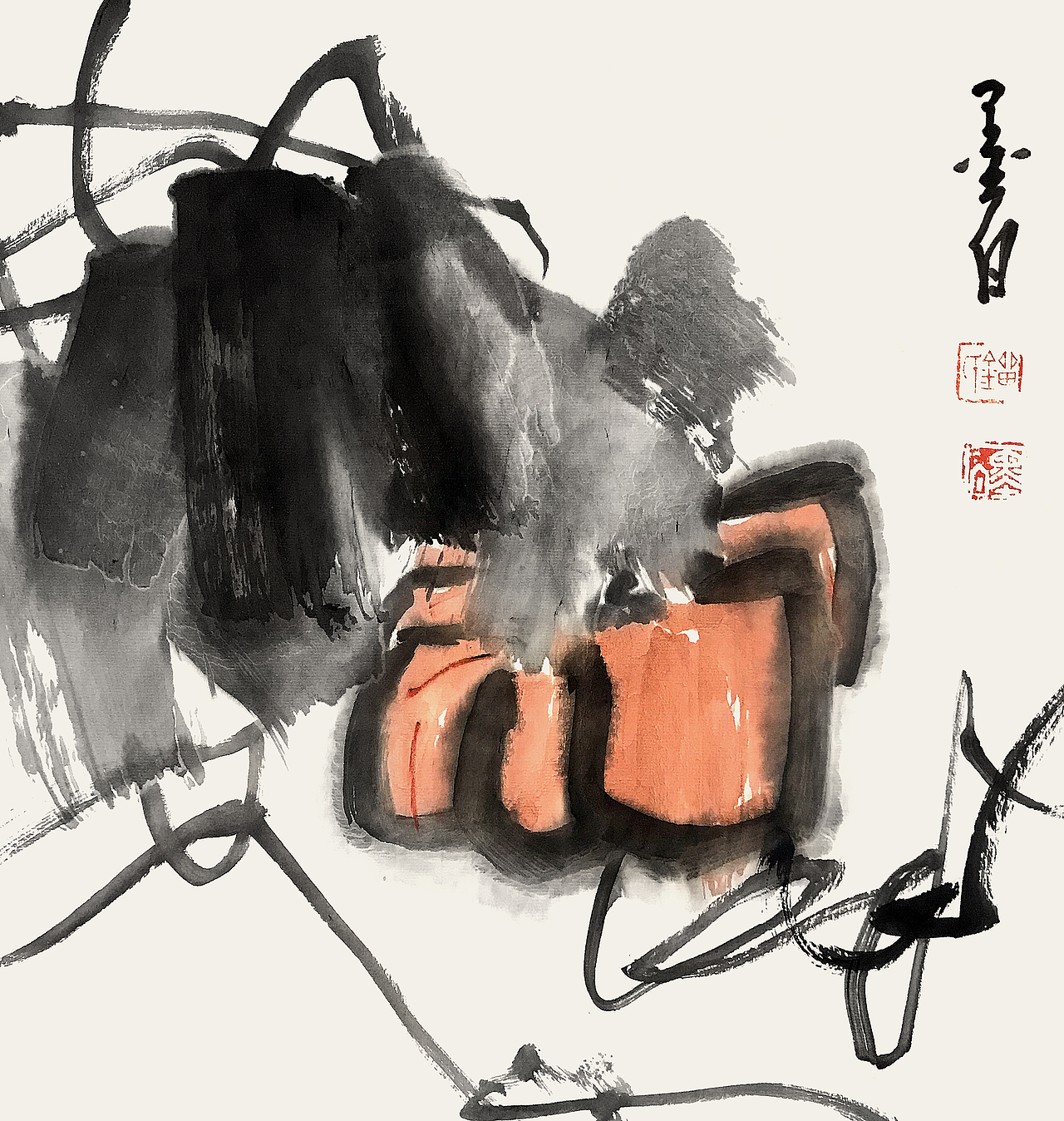 墨白临齐白石作品25幅（图ZNDA1MDE3NzYw） - 绘画 - 站酷设计师重点号创意设计原创素材 - 站酷ZCOOL