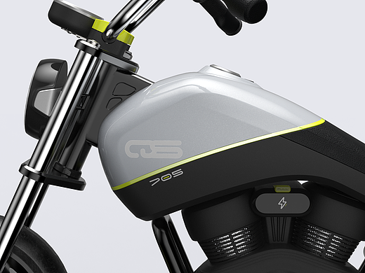 迷你复古机车—哈士奇设计