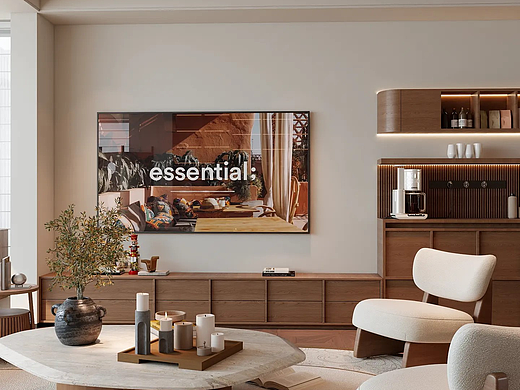 治愈系客厅设计｜班木效果图 | 打造理想慢生活空间