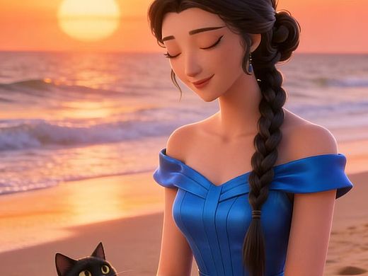 3D国风｜蓝调旗袍·新中式美学的极致浪漫