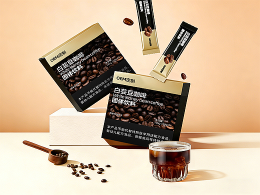 设计白芸豆咖啡海报