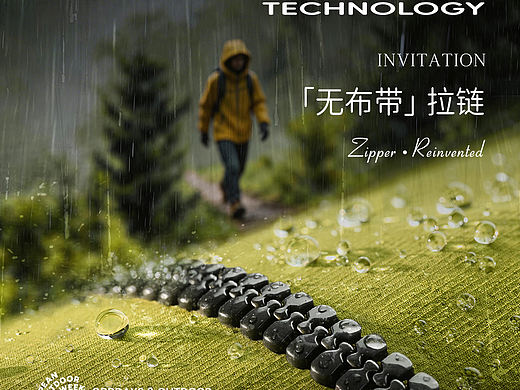 NOTAPE™“无布带”科技拉链活动邀请函