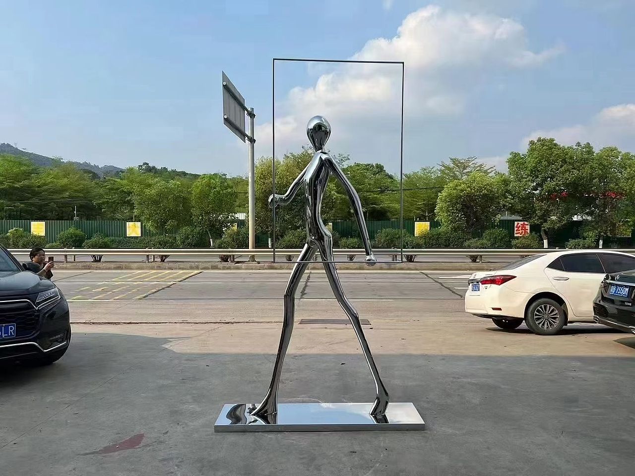 不锈钢抽象人物雕塑设计定制公司（图ZNDA1MDMwMjg4） - 雕塑 - 站酷设计师雕塑设计定制公司原创素材 - 站酷ZCOOL
