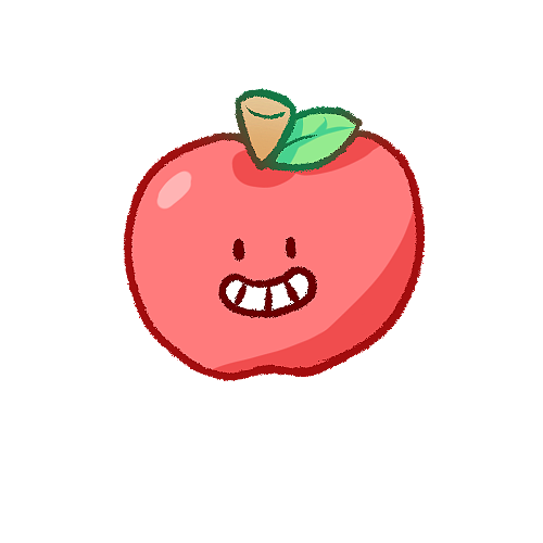 Q版苹果|水果拟人