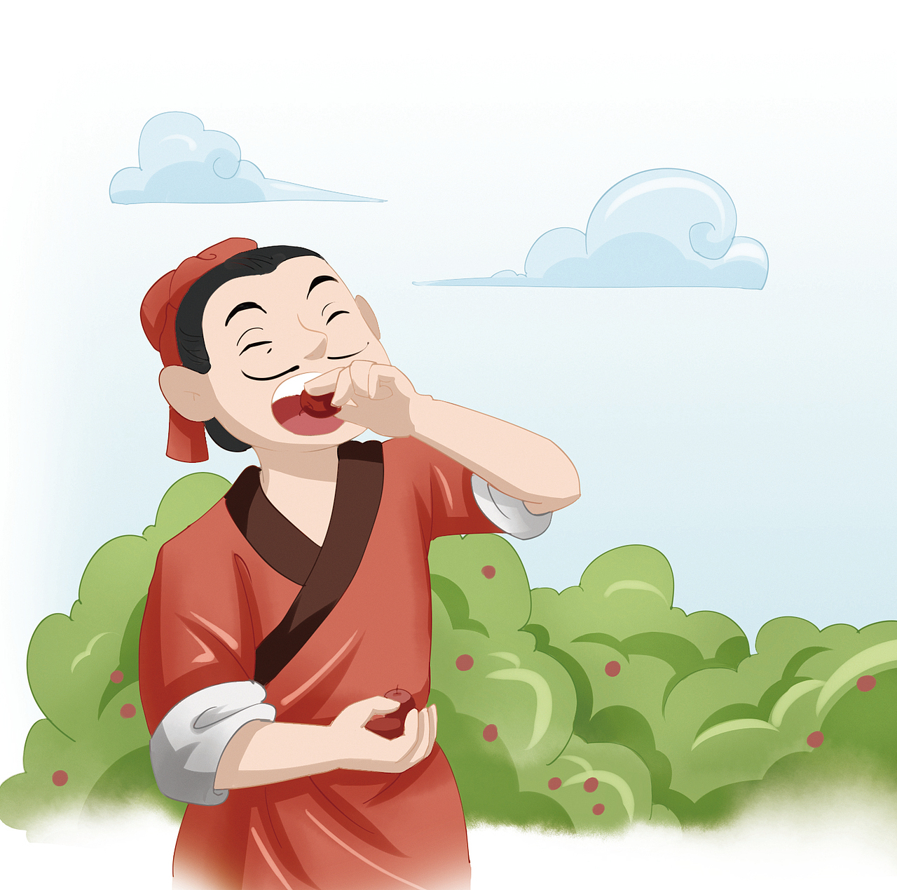 2020年古诗成语典故插画（图ZNDA1MDM2ODE2） - 绘本 - 站酷设计师雀角原创素材 - 站酷ZCOOL