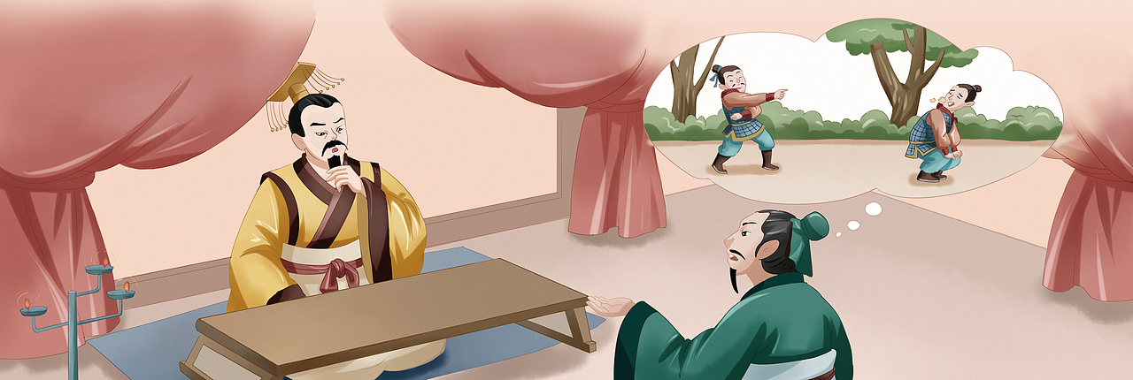 2020年古诗成语典故插画（图ZNDA1MDM2ODg4） - 绘本 - 站酷设计师雀角原创素材 - 站酷ZCOOL