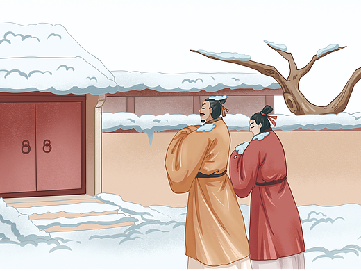 2020年古诗成语典故插画