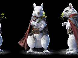 超写实松鼠动物模型