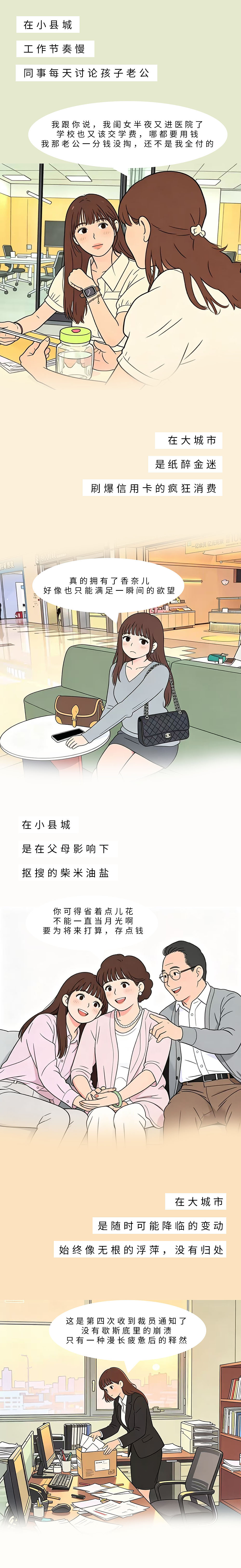 AI漫画《大城市VS小县城，你会选择哪种生活？》（图ZNDA1MDQ2MjMy） - 中/长篇漫画 - 站酷设计师Faye_菲伊原创素材 - 站酷ZCOOL