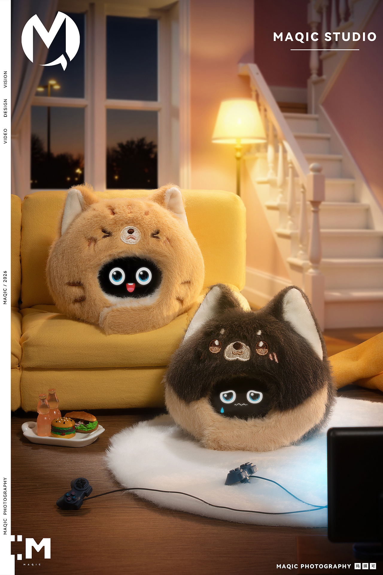 萌UU「智能AI陪伴机器人」系列产品——潮玩周边摄影（图ZNDA1MDQ2OTU2） - 产品摄影 - 站酷设计师玛琪可摄影原创素材 - 站酷ZCOOL