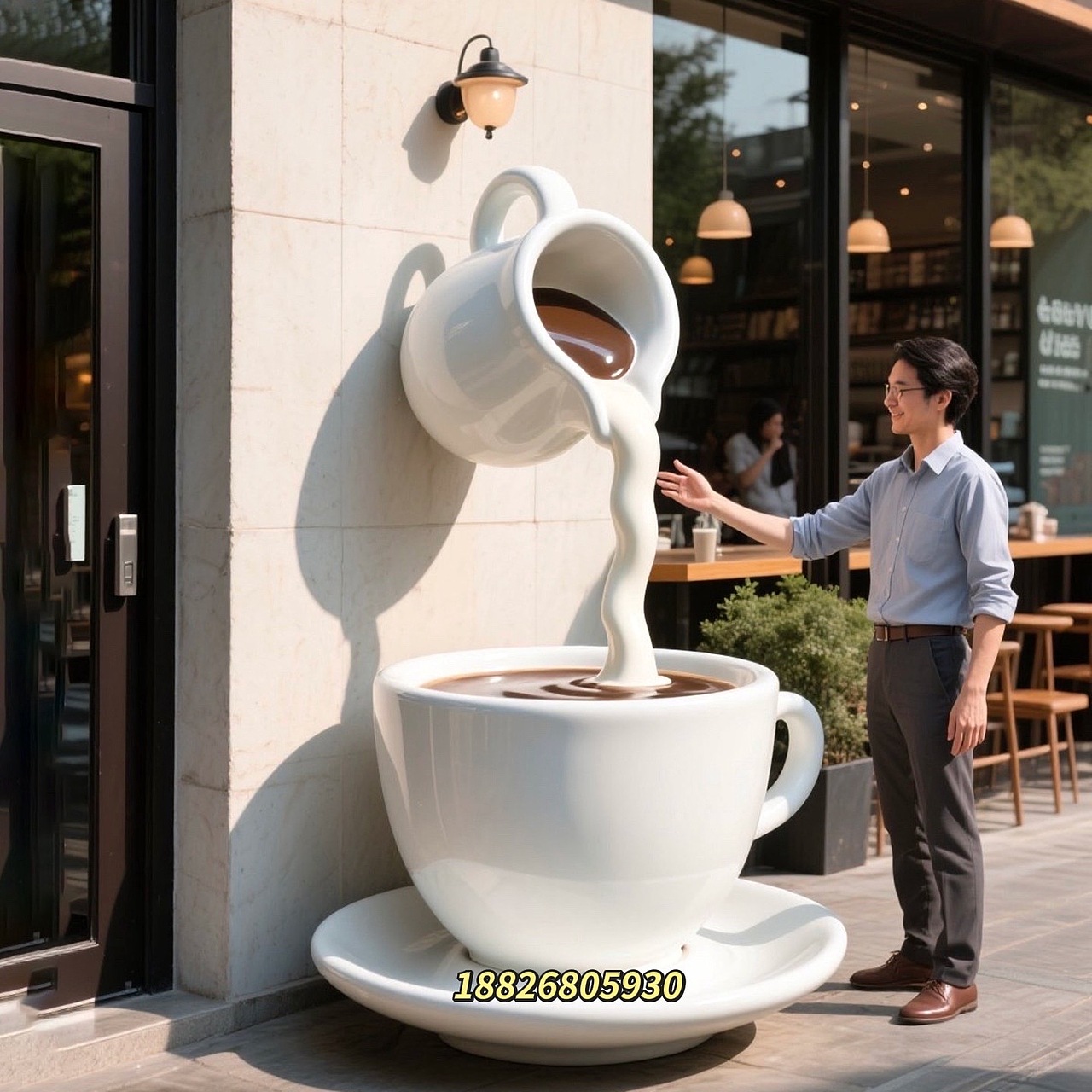 仿真咖啡杯雕塑（图ZNDA1MDUyMDA0） - 其他三维 - 站酷设计师玻璃钢雕塑厂原创素材 - 站酷ZCOOL