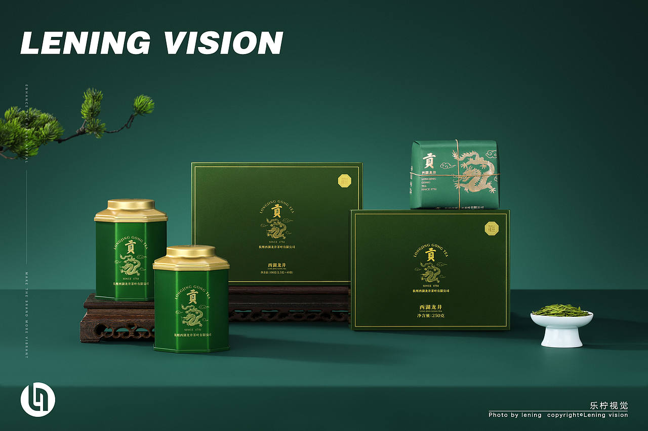 茶叶拍摄｜贡牌 龙井茶礼盒✖乐柠视觉（图ZNDA1MDY0NTM2） - 产品摄影 - 站酷设计师乐柠视觉原创素材 - 站酷ZCOOL