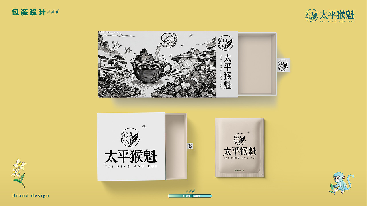 ip形象设计 | 魁叔与他的茶山天团（图ZNDA1MDY0NTY4） - IP形象 - 站酷设计师儿儿虎虎原创素材 - 站酷ZCOOL