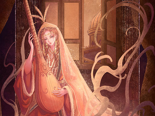 新疆（个人主页-ZNzM0MDk3NDA=） - 商业插画 - 站酷设计师九玖音原创素材 - 站酷ZCOOL