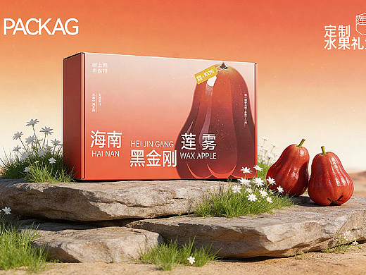 黑金刚莲雾水果包装x设计过敏©️品牌中心