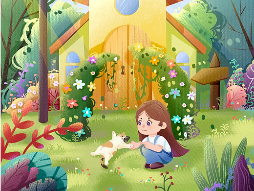 从房子走出去（个人主页-ZNzM0MTEyNDg=） - 儿童插画 - 站酷设计师见信好JXH原创素材 - 站酷ZCOOL