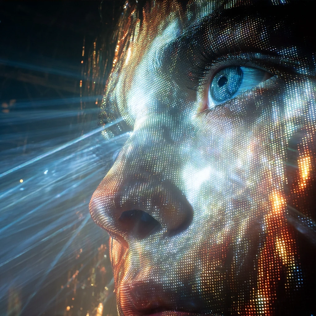 《数字瞳影：共生纪元》（图ZNDA1MDgxOTQ0） - AI作品 - 站酷设计师Z677260553原创素材 - 站酷ZCOOL