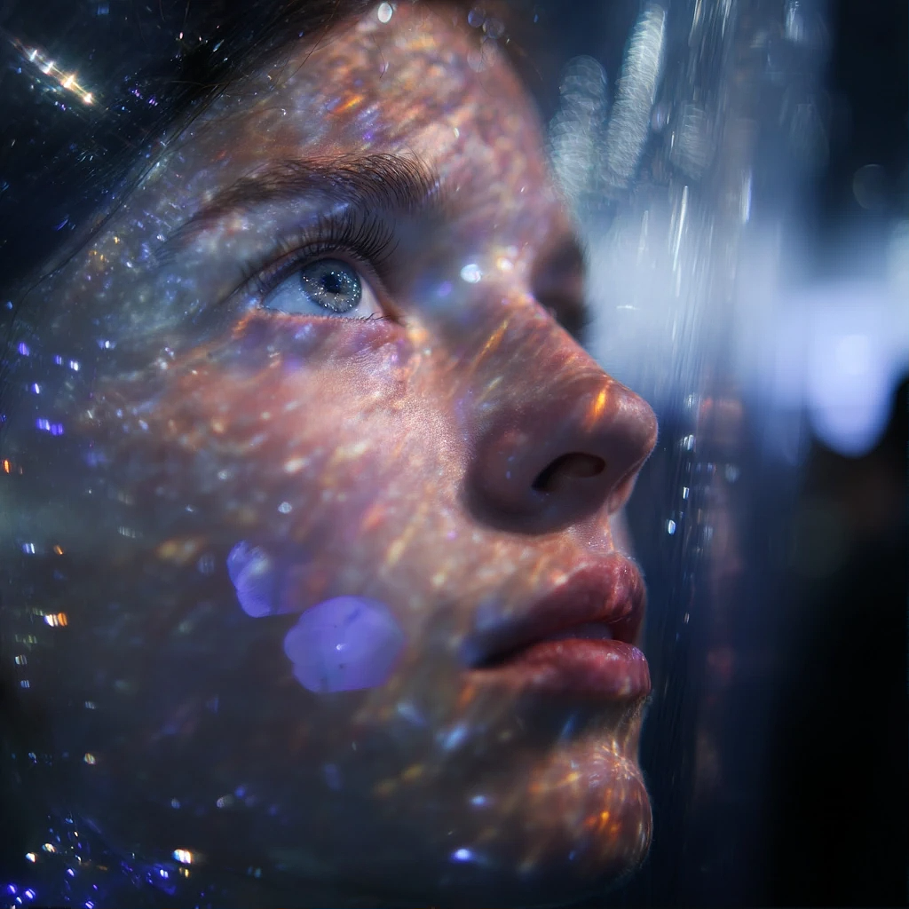 《数字瞳影：共生纪元》（图ZNDA1MDgyMDAw） - AI作品 - 站酷设计师Z677260553原创素材 - 站酷ZCOOL