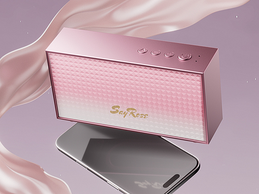 电商策划 | 轻奢女性数码产品详情页 渲染 设计