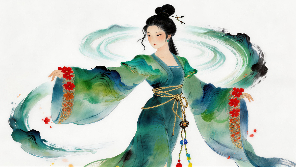 以身为笔，以舞为墨!（图ZNDA1MDg2NTk2） - 概念设定 - 站酷设计师天仪原创素材 - 站酷ZCOOL