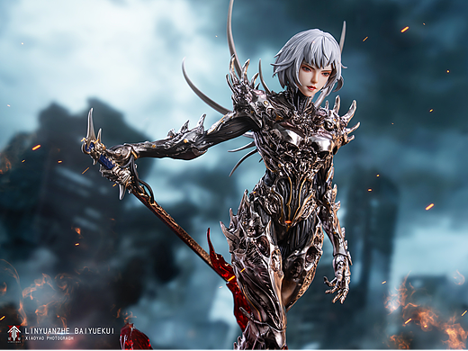 《灵笼》临渊者 白月魁 1/4雕像