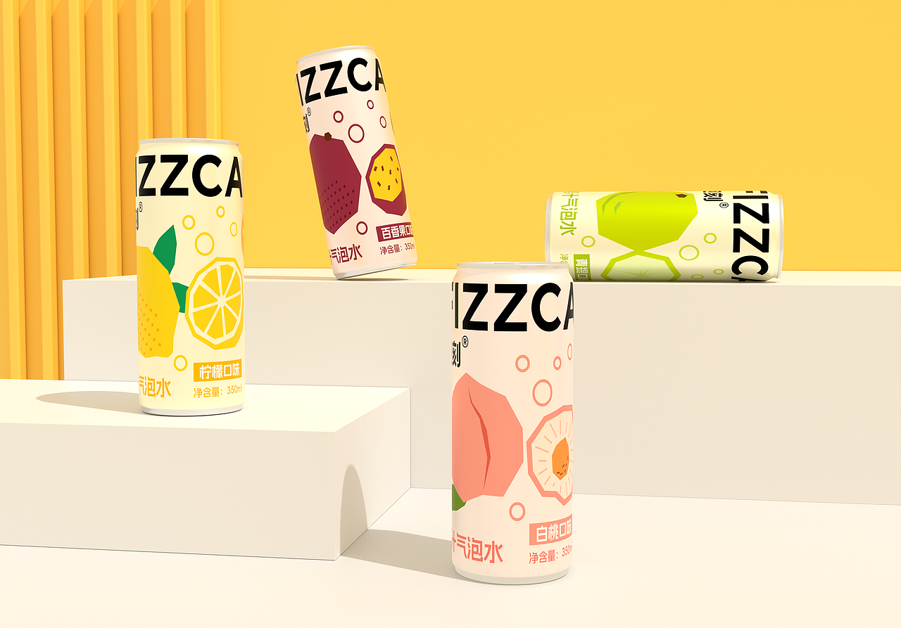 泡刻果汁气泡水包装全案设计（图ZNDA1MDk2NTY4） - 包装 - 站酷设计师Huahua97原创素材 - 站酷ZCOOL