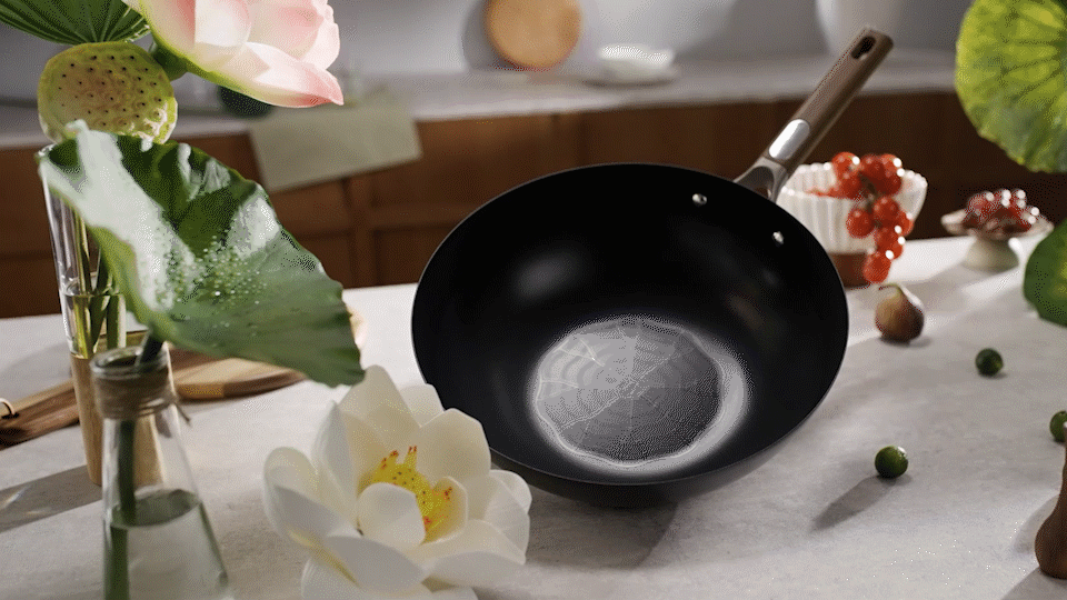 电商厨具视频拍摄｜中康二代荷叶仿生不粘铁锅 X BOYA（图ZNDA1MDk2ODE2） - 短片 - 站酷设计师柏亚视觉摄影原创素材 - 站酷ZCOOL