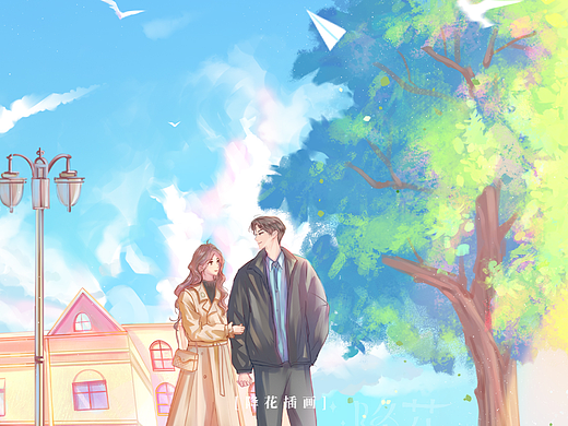 给小说《装乖》画的封面