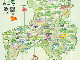 佛山更合镇手绘导览地图