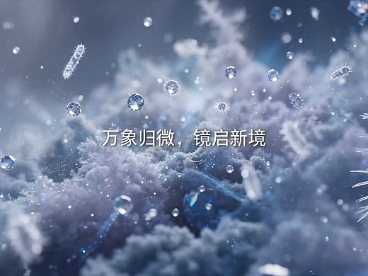 表达式商业应用案例，Vesvera显微镜产品广告