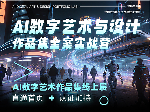 站酷 × 中国纺织出版社 × 实战营|让你的AI作品登上站酷首页