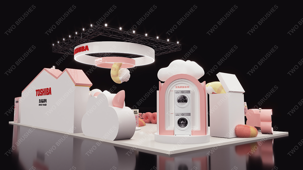 东芝星宠艺术乐园 | 大艺术家的WOO乐园（图ZNDA1MTAzNDg4） - 商业空间设计 - 站酷设计师两把刷空间设计原创素材 - 站酷ZCOOL