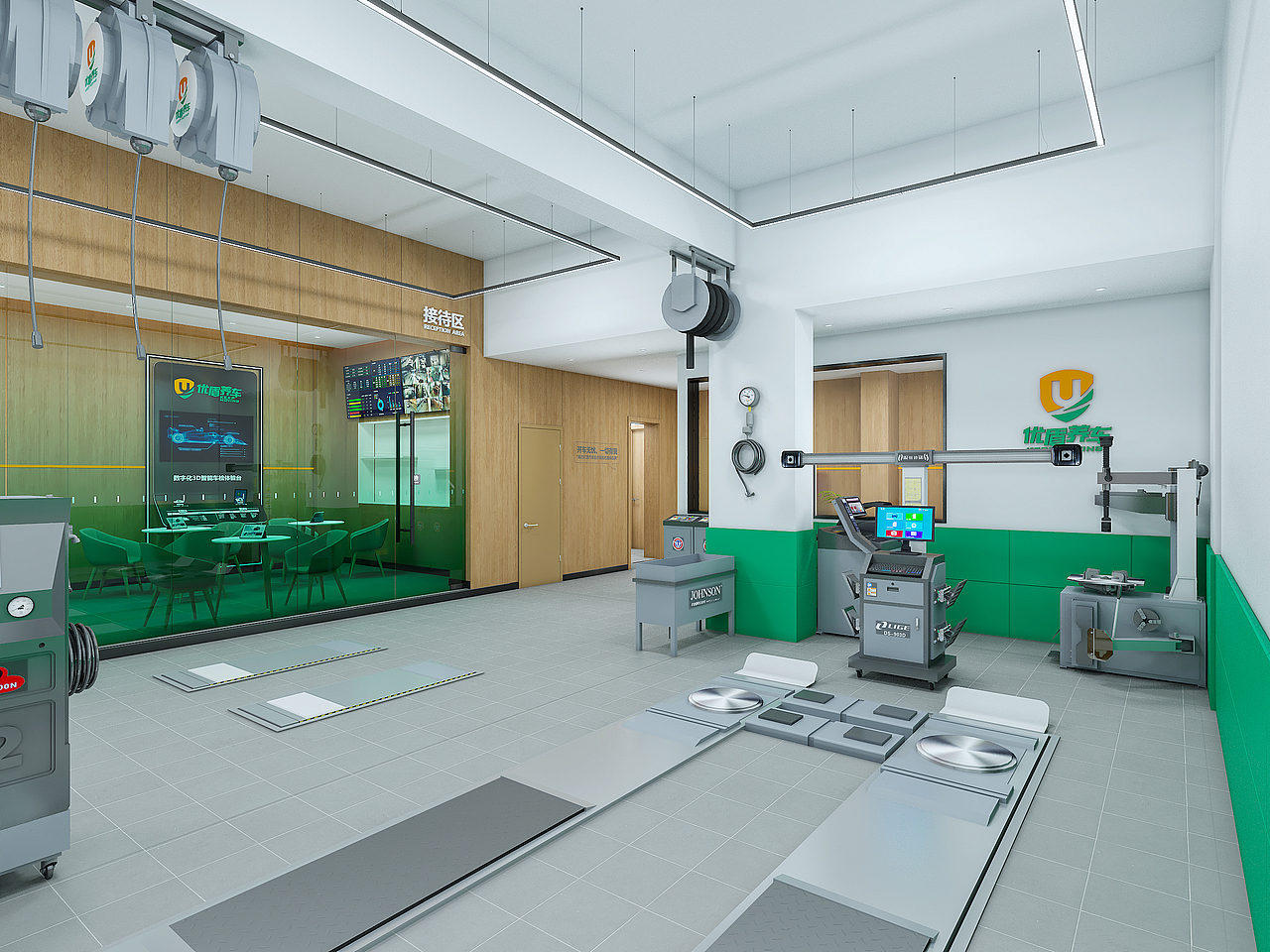 汽修厂逆袭封神✨ 百平米做高端生意，小而精才是王道（图ZNDA1MTE1NzEy） - 商业空间设计 - 站酷设计师Freak工作室原创素材 - 站酷ZCOOL