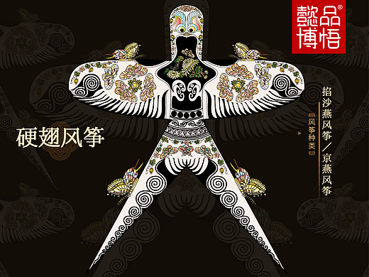 【中国纹样】清明沙燕风筝
