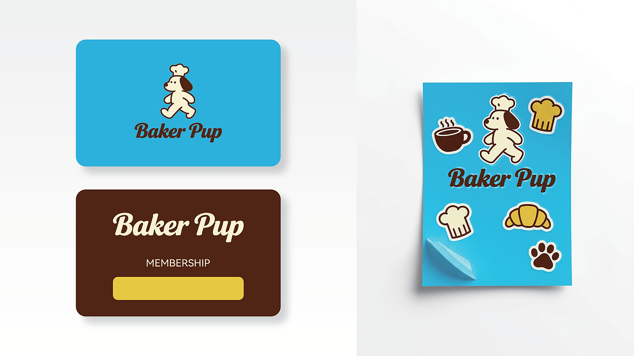 烘焙小狗Baker Pup品牌视觉升级（图ZNDA1MTE4NjUy） - 品牌 - 站酷设计师无方设计工作室原创素材 - 站酷ZCOOL