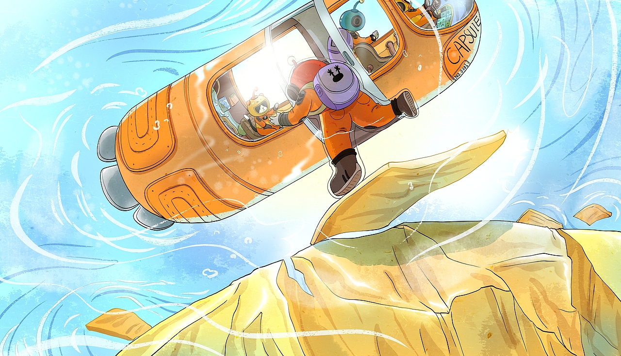 米奥星际之旅之渔池湾奇遇（图ZNDA1MTE5NDQ0） - 绘本 - 站酷设计师李澤霖原创素材 - 站酷ZCOOL