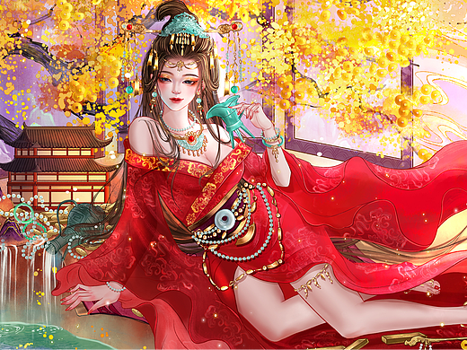 历史人物《妺喜·妖姬笑倾觞》