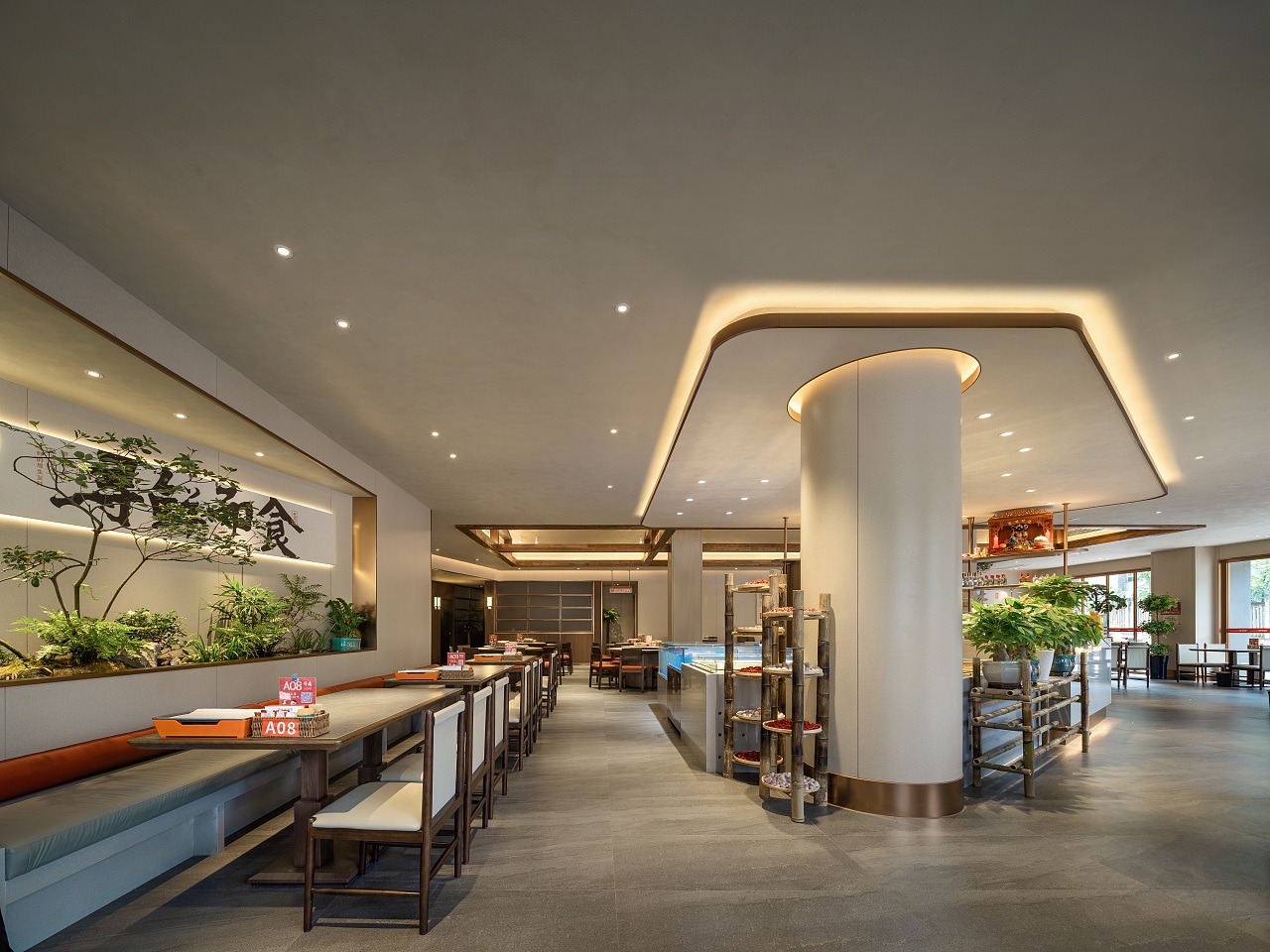 ZNEW出品 | 老易记寻龙株洲菜（株洲店）（图ZNDA1MTI0MTk2） - 酒店餐饮设计 - 站酷设计师紫牛餐饮空间设计原创素材 - 站酷ZCOOL