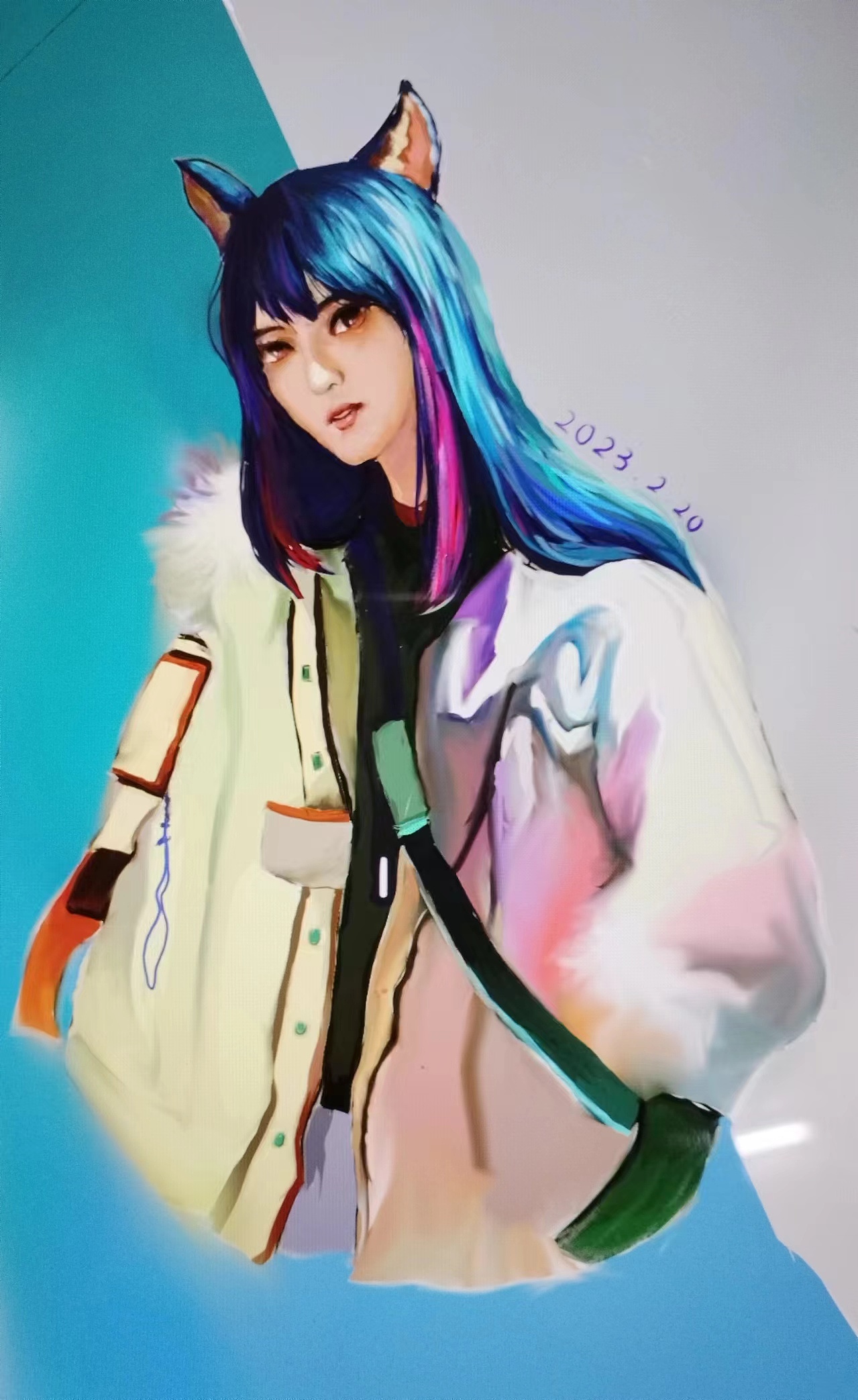 欧美风插画头像练习（图ZNDA1MTI0NDU2） - 商业插画 - 站酷设计师中胡子原创素材 - 站酷ZCOOL