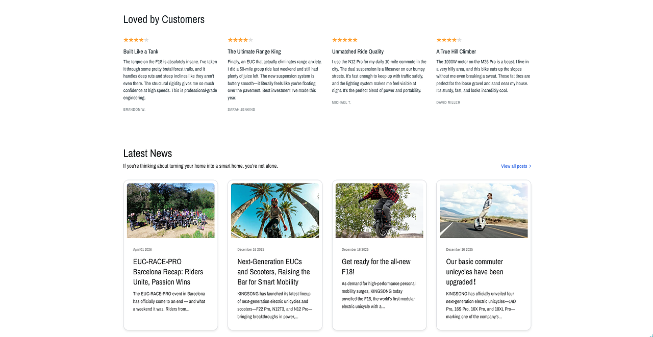 关于电动独轮车shopify独立站的首页设计（图ZNDA1MTI2Njc2） - 品牌 - 站酷设计师公孙九月原创素材 - 站酷ZCOOL